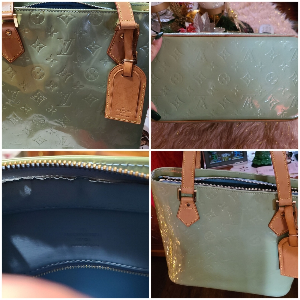 Authentic Green Vernis Louis Vuitton (RESERVE ITEMS)